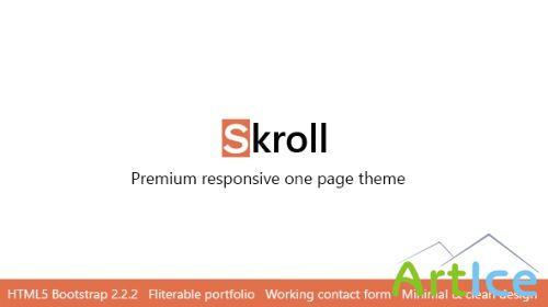 MojoThemes - SKROLL - Premium Responsive HTML5 One-Page Theme