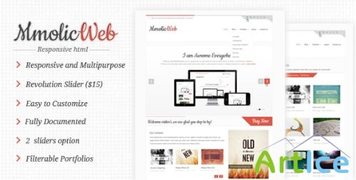 ThemeForest - Mmolic Responsive css3 multipurpose theme