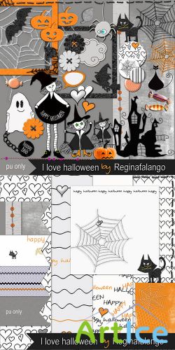 Scrap Set - I Love Halloween