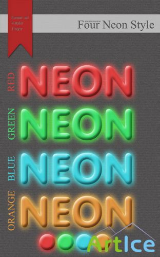 Neon Photoshop Styles