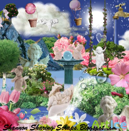 Scrap Set - CUPIDS GARDEN