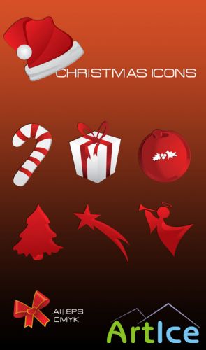 Christmas Icon Vectors REUPLOAD