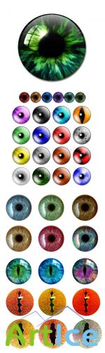 PSD Cliparts - Eyes