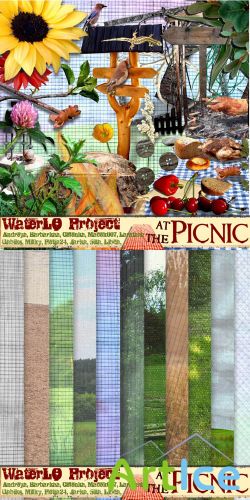 Scrap Set - At The Picnic PNG and JPG Files