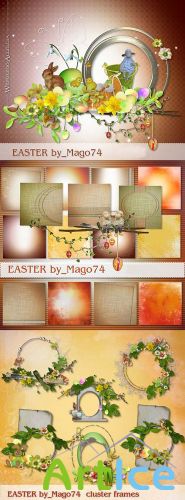 Mega Scrap Set - Easter PNG and JPG Files