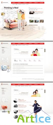 PSD Web Templates - Happy Life