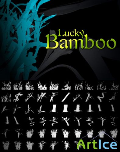 Lucky Bamboo Photoshop Brushes