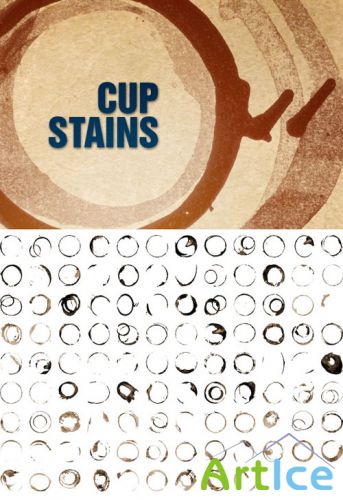 Cup Stains Photoshop Brushes