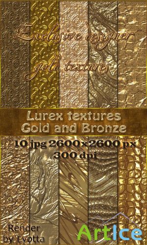 Gold and Bronze Shiny Gold Textures