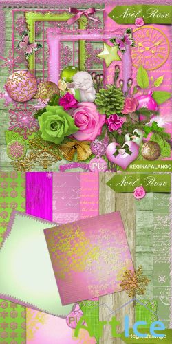 Scrap Set - Rose PNG and JPG Files