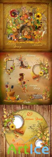 Scrap Set - Autumn Breeze PNG and JPG Files