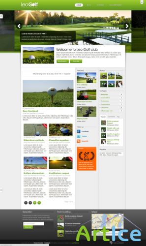 LeoTheme - Leo Golf Template For Joomla 2.5