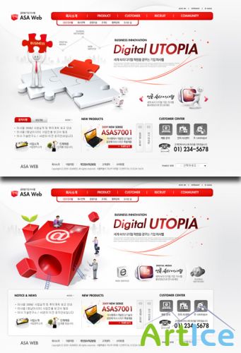 PSD Web Templates - Business Innovation 1