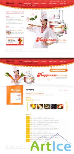 PSD Web Templates - Cook