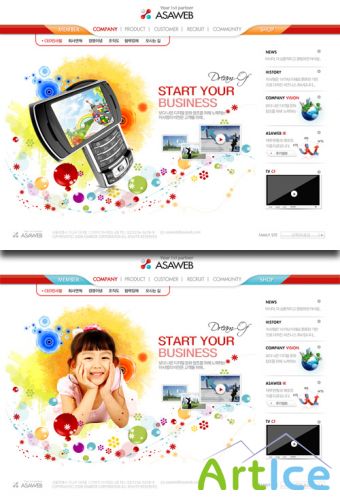 PSD Web Templates - Start Your Business Company