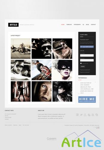 GavicK - GK MyFolio v2.14 Template For Joomla 3.0