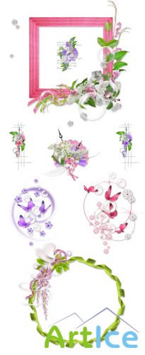 Set of Spring PNG Files