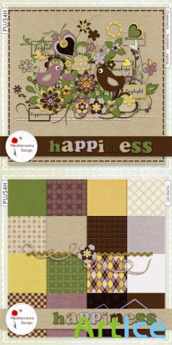 Scrap Set - Happiness PNG and JPG Files