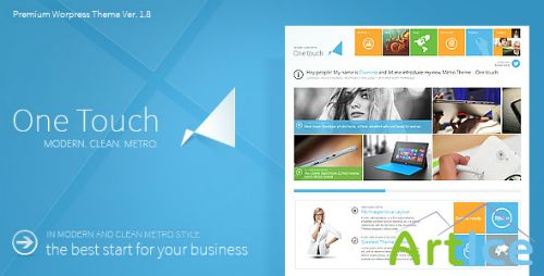 Themeforest - One Touch v1.8.3 - Multifunctional Metro Stylish Theme