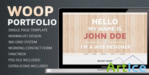 ThemeForest - Woop - Single Page Portfolio - FULL