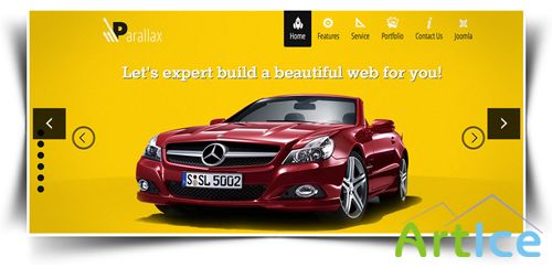 ThemExpert - Parallax - Responsive Business Template for Joomla 2.5