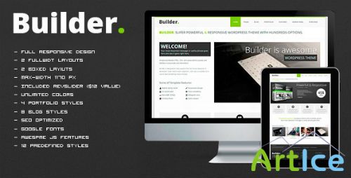 ThemeForest - BUILDER - Responsive HTML Template