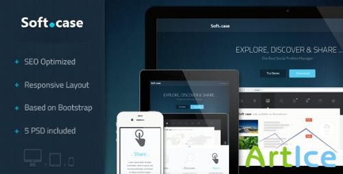 ThemeForest - Softcase - Premium Responsive Landing Page