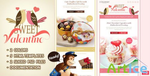 ThemeForest - Sweet Valentine - Email Template