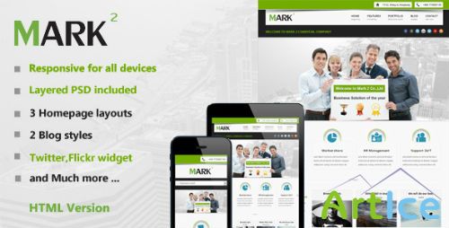 ThemeForest - Mark2 Multi-Purpose HTML Template