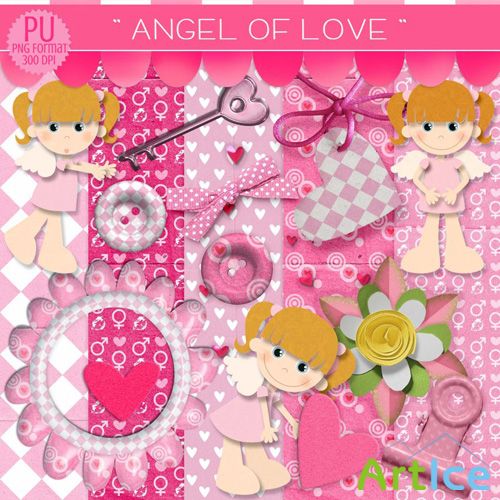 Scrap Set - Angel of Love