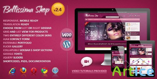 ThemeForest - Bellissima v3.0 - Responsive WooCommerce and WordPress Template