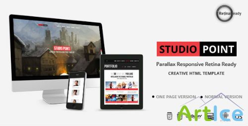 ThemeForest - STUDIO POINT - Parallax Responsive Retina Ready