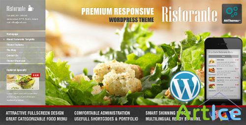 ThemeForest - Ristorante v1.14 - Responsive Restaurant Wordpress Theme