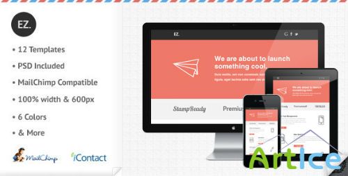 ThemeForest - EZ - Flexible E-mail Template - RIP