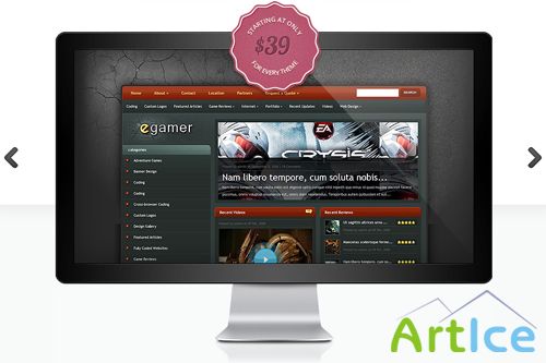 ElegantThemes - eGamer v5.6 - WordPress Theme