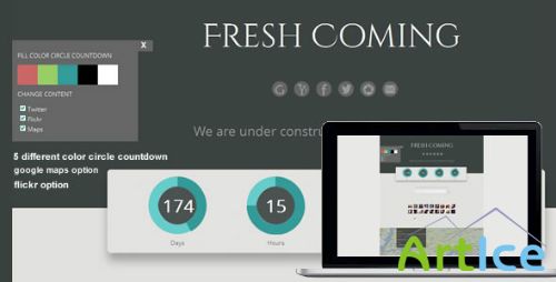 ThemeForest - Fresh Coming - Responsive Under Construction Theme