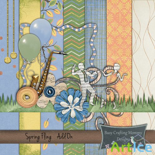 Scrap Set - Spring Fling