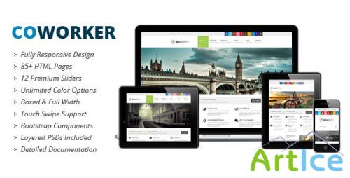 ThemeForest - CoWorker - Responsive Multipurpose Template