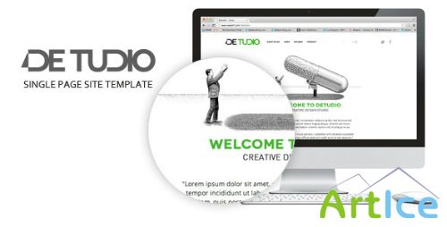 ThemeForest - Detudio - HTML single page Template