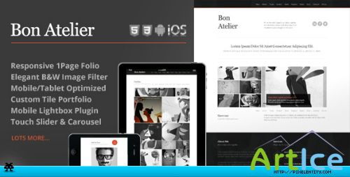 ThemeForest - Bon Atelier - Responsive One Page HTML5 Template