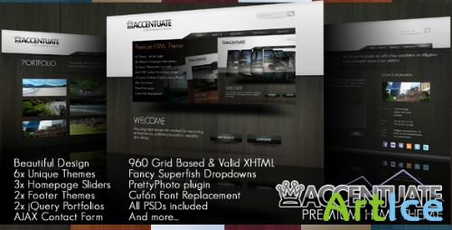 ThemeForest - Accentuate Premium HTML Theme / Business Portfolio