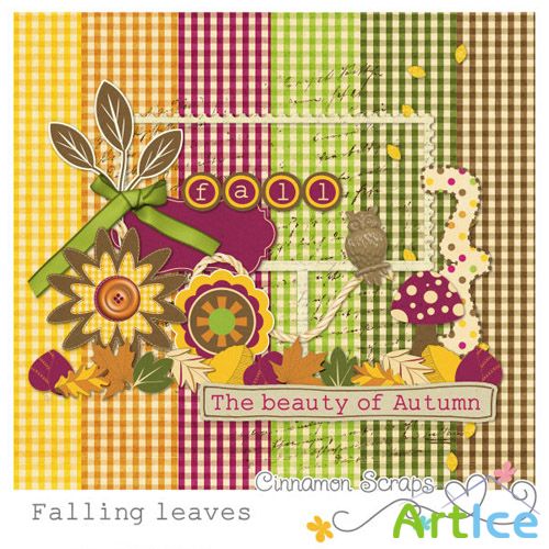 Scrap Set - Falling Leaves