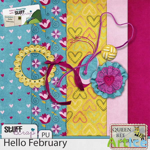 Scrap Set - Hello February