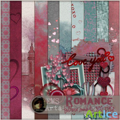 Scrap Set - Romance PNG and JPG Files