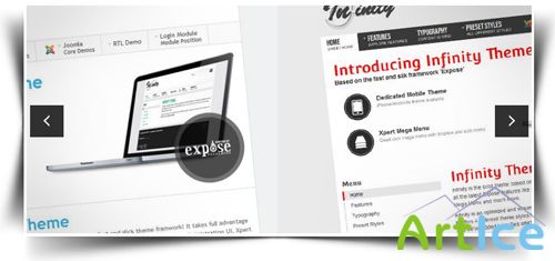 ThemeXpert - Infinity - Responsive Joomla 2.5 Template