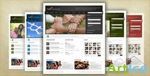 ThemeForest - Faith Connect Xhtml Template