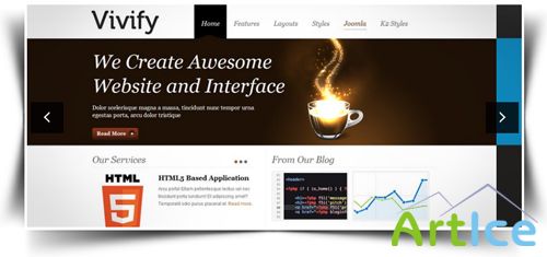 ThemeXpert - Vivify - Responsive Joomla 2.5 Template