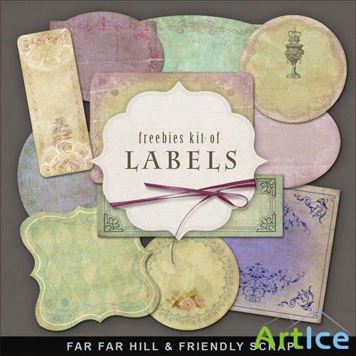 Scrap-kit - Vintage Labels #7