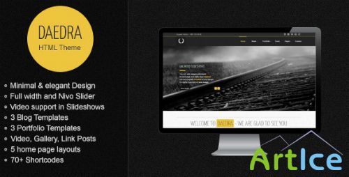 ThemeForest - Daedra - Creative Portfolio HTML Template