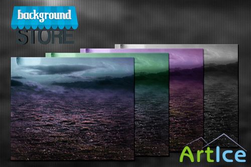 Meadow at Night Backgrounds